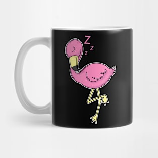 Flamingo sleeping Mug